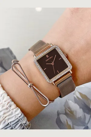 Joker & Witch Women Rose Gold Watch Gift Set JWBS717