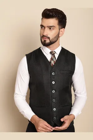 Even Self-Design Single Breasted Waistcoat