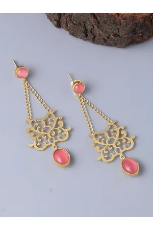 Celebravo Floral Drop Earrings