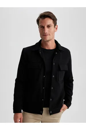 DeFacto Flap Pocket Detail Spread Collar Casual Shirt