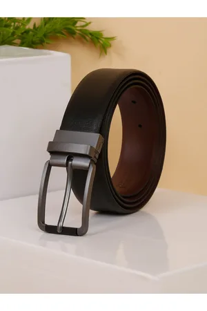 Teakwood Leathers Men Leather Reversible Belt