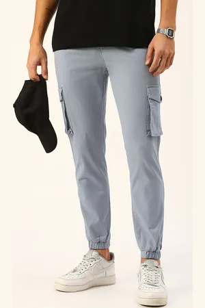 Provogue Men Smart Slim Fit Cargos Trousers