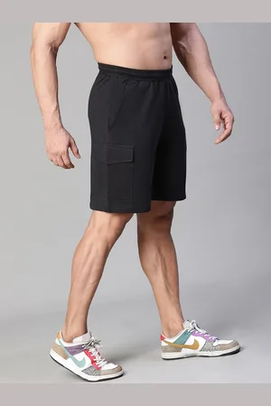 ATHLISIS Mid-Rise Loose Fit Cotton Sports Shorts