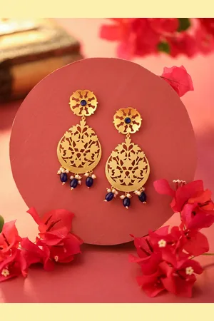 Celebravo Floral Drop Earrings