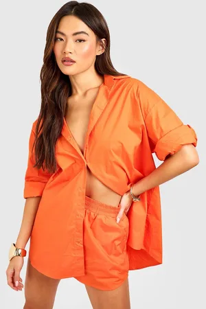 Boohoo Women Oversized Shirt Co-Ords