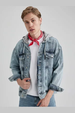 DeFacto Washed Crop Denim Cotton Jacket