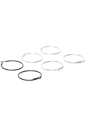 DressBerry Set Of 3 Contemporary Hoop Earrings