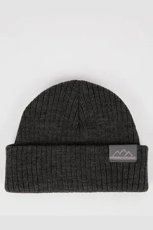 DeFacto Ribbed Self Design Acrylic Beanie