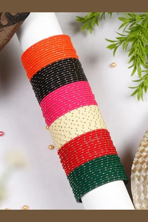 Anouk Set Of 72 Glitter Bangles
