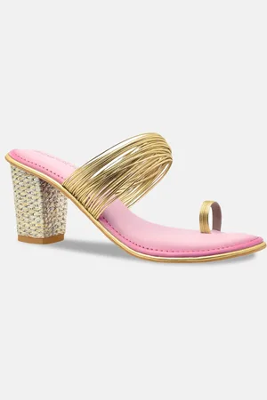 Signature Strappy One Toe Block Heels