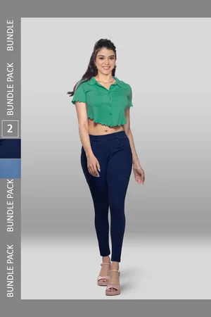 Lyra Pack of 2 Slim Fit Jeggings