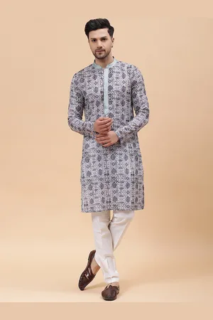 See Designs Ethnic Motifs Printed Regular Pure Cotton Kurta With Pyjamas