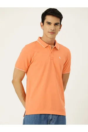 Parx Men Solid Polo Collar T-shirt