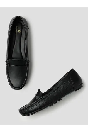 Marc Loire Women Textured Buckled Lightweight Loafers