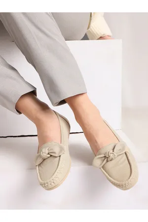 Marc Loire Women Textured Lightweight Loafers