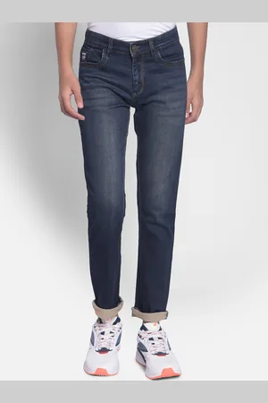 Crimsoune Club Boys Slim Fit Clean Look Cotton Jeans