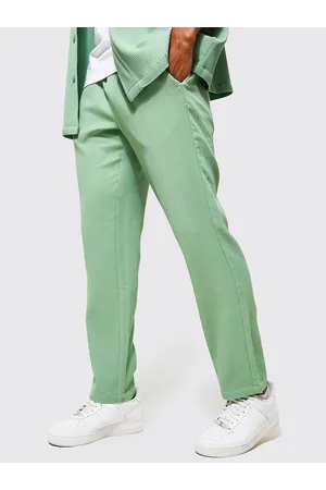 Boohoo Slim Fit Pleated Trousers