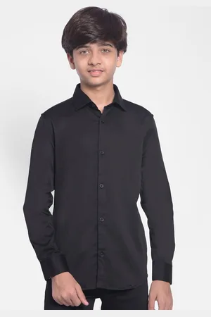 Crimsoune Club Boys Slim Fit Opaque Casual Shirt