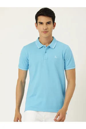 Parx Men Solid Polo Collar T-shirt