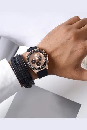 Joker & Witch Men Aiden Watch Bracelet Stack JWBS908