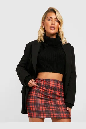 Boohoo Tartan Checks Mini Skirt