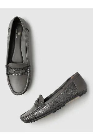 Marc Loire Women Embellished Comfort Insole Lightweight Horsebit Loafers