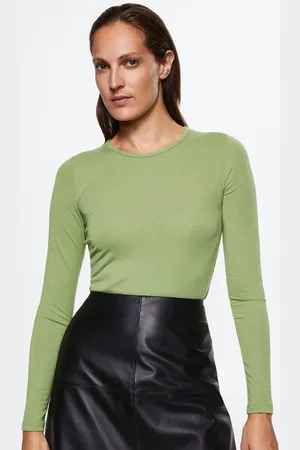 MANGO Women Knitted T-shirt