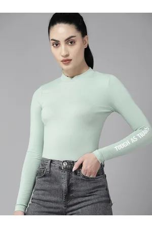 Roadster The Lifestyle Co. High Neck Long Sleeves T-shirt