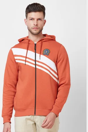 Giordano Striped Hooded Sweatshirt
