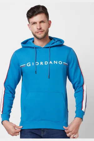Giordano Typography Printed Hooded Sweatshirt
