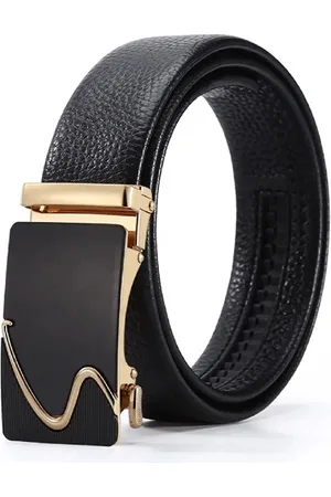Zacharias Men Slim Textured Autolock Belt