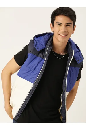 Mast & Harbour Men Colourblocked Hooded Padded Jacket