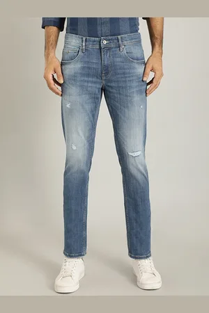 Indian Terrain Men Kruger Low Distress Skinny Fit Light Fade Stretchable Jeans