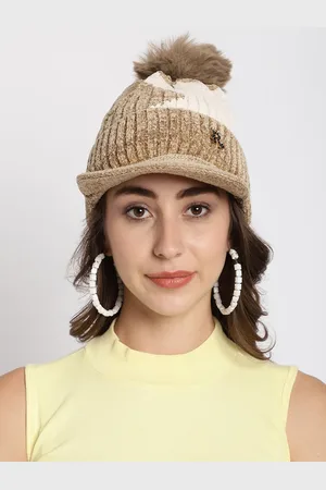 Ellis Women Self Design Acrylic Beanie
