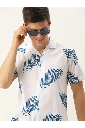 Mast & Harbour Men Classic Slim Fit Opaque Printed Casual Shirt