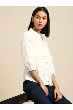 all about you Pure Cotton Shirt Style Top