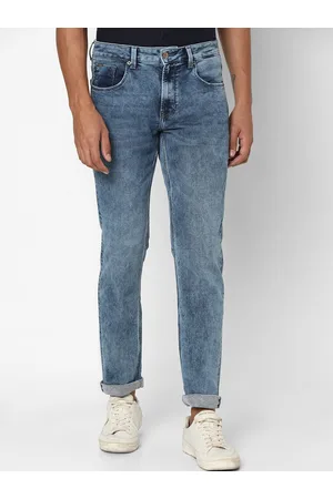 SPYKAR Men Relaxed Fit Low-Rise Heavy Fade Stretchable Jeans