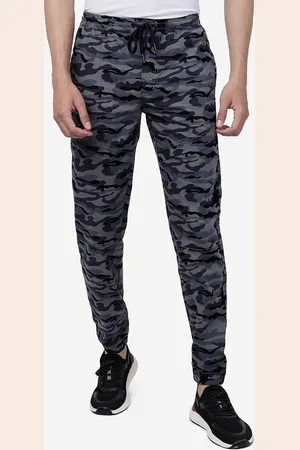 Greenfibre Men Cotton Printed Mid-Rise Slim-Fit Joggers