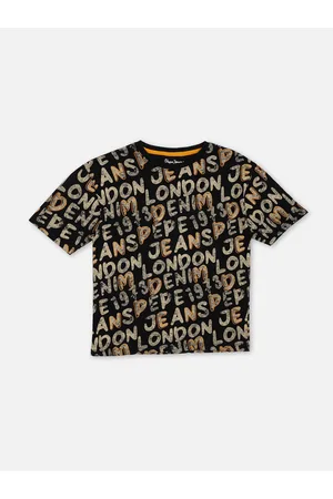 Pepe Jeans Boys Typography Printed Pure Cotton Oversized T-shirt