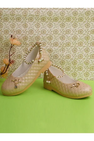 BAESD Girls Embellished Party Anti Slip Sole Ballerinas
