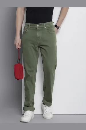 Tommy Hilfiger Men Straight Fit Light Fade Stretchable Mid-Rise Jeans