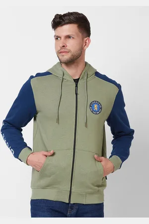 Giordano Colourblocked Hooded Sweatshirt