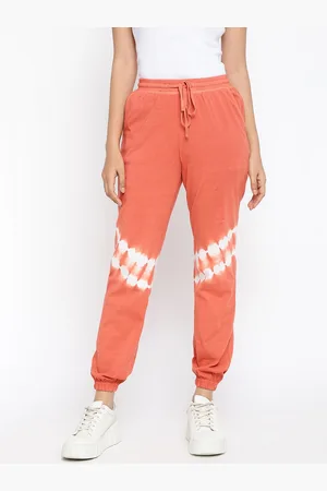 Fabindia Women Dyed Regular Fit Cotton Joggers
