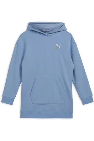 PUMA Girls Cotton Hooded Sweatshirt