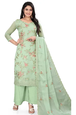 Stylee Lifestyle Floral Embroidered Unstitched Dress Material