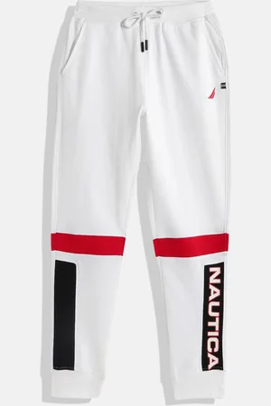 Nautica Boys Brand Logo Print Pure Cotton Joggers