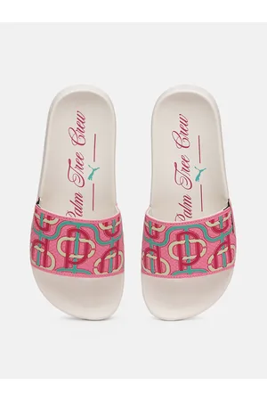 PUMA Unisex Leadcat 2.0 Palm Tree Crew Printed Sliders