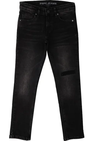Pepe Jeans Boys Mid Rise Slim Fit Clean Look Light Fade Stretchable Jeans