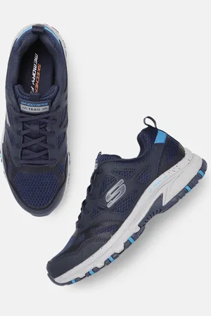 Skechers Men Navy HILLCREST - VAST ADVENTURE Textured Sneakers