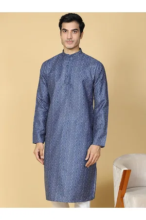 TABARD Bandhani Printed Mandarin Collar Pure Cotton Straight Kurta